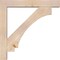 Ekena Millwork Imperial Block Smooth Bracket w/ Offset Brace, Douglas Fir, 7 1/2"W x 48"D x 48"H BKT0806X48X48IMP05SDF - alternate 4